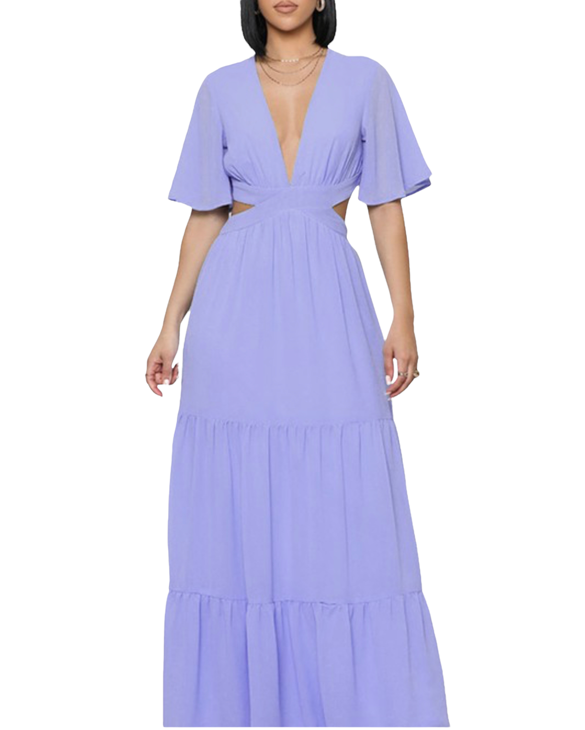 Sexy Chiffon Maxi Dress