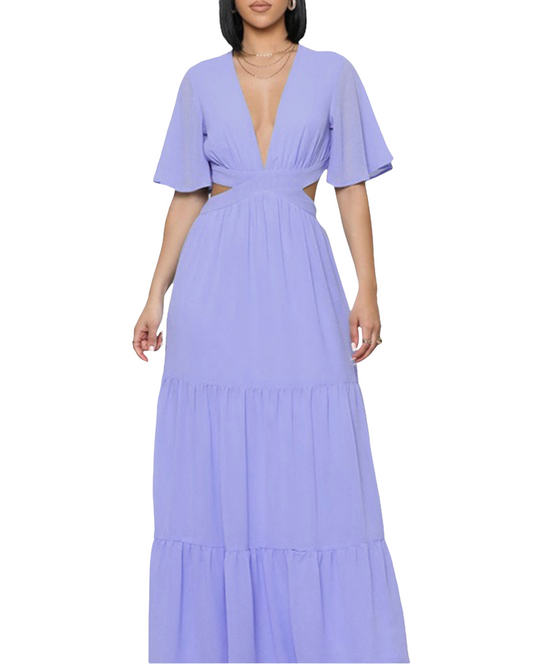 Sexy Chiffon Maxi Dress