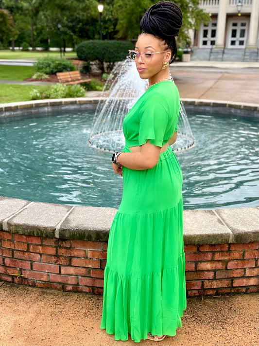 Sexy Chiffon Maxi Dress