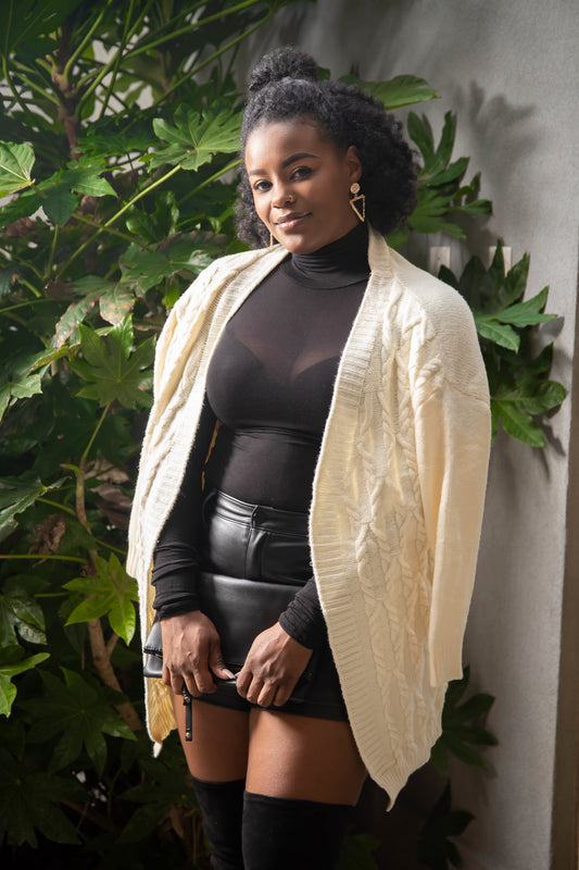 Open Front Cardigan